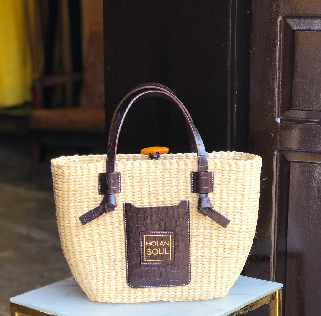 Luc Binh Beach Bag - Dark Brown