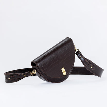 Iris Dark Brown - Crossbody Bag