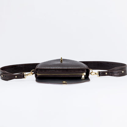 Iris Dark Brown - Crossbody Bag