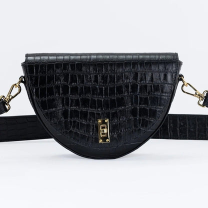 Handmade Leather Crossbody Bag - Iris