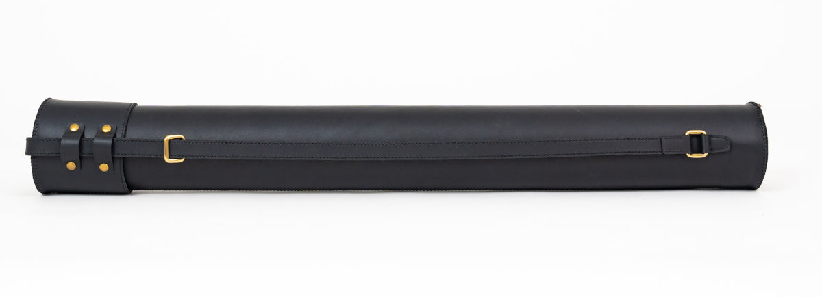 Leather Drawing Tube for Architects - 32 inches - 83cm - Blueprint Case