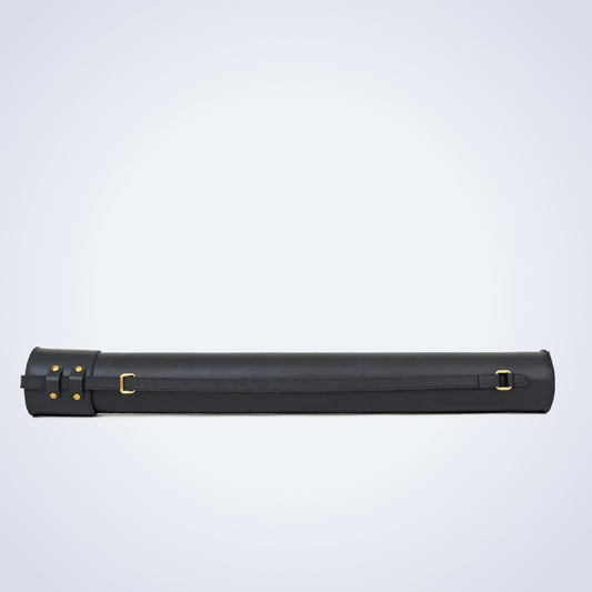 Handmade Full-Grain Leather Drawing Tube for Architects & Artists - 32 Inch (83cm) Blueprint Carrying Case
