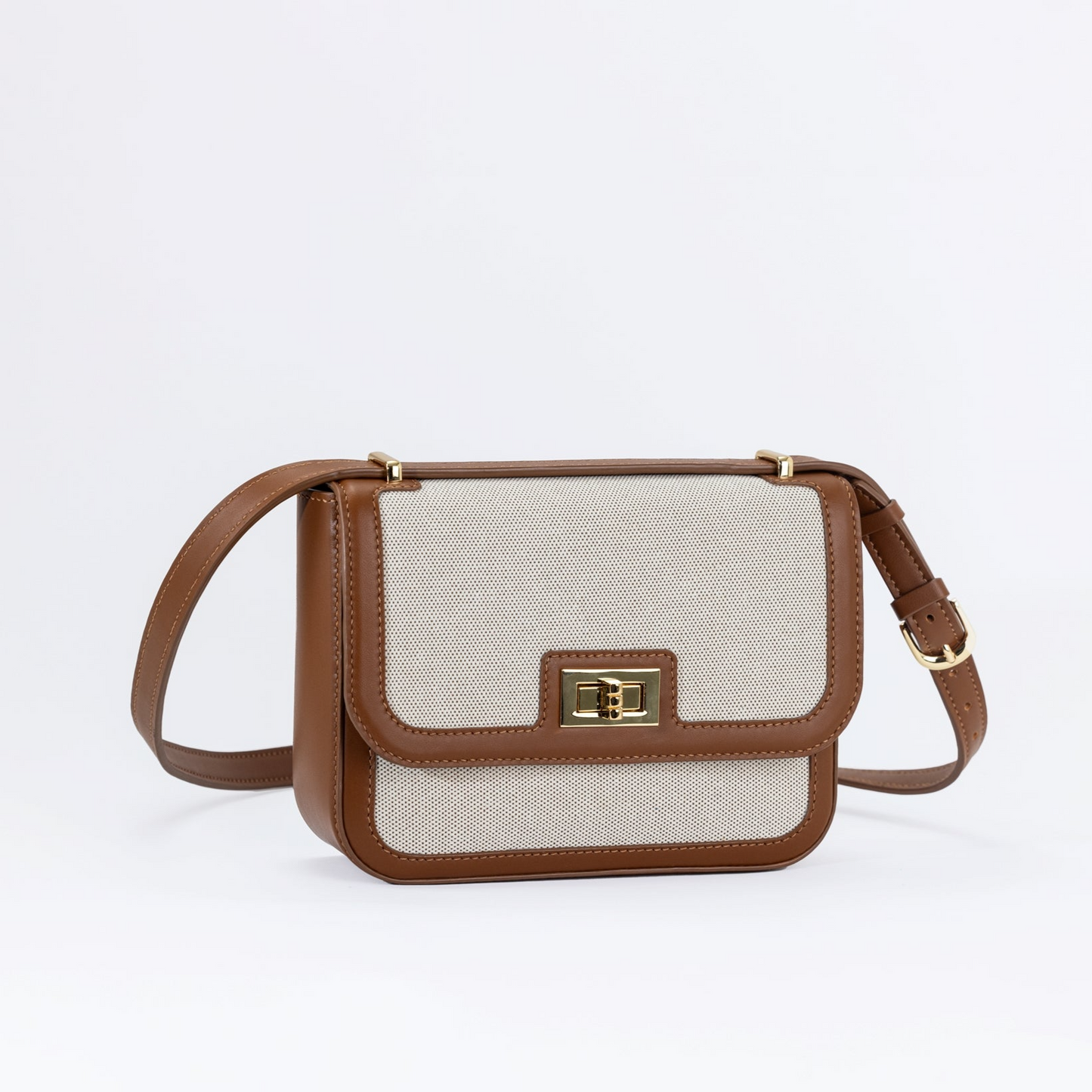 Canvas Couture Crossbody - Brown