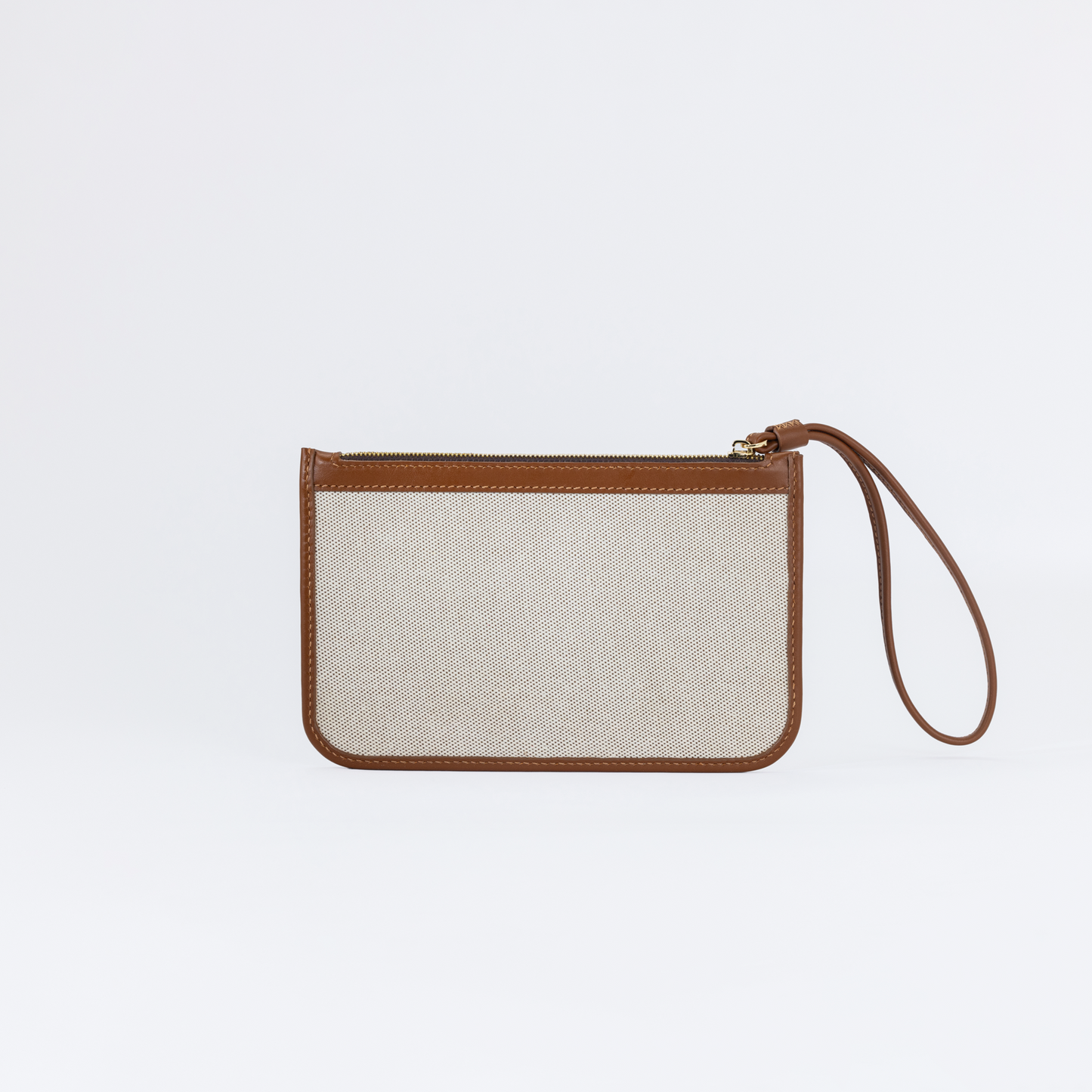 Sleek Silhouette Clutch - Brown