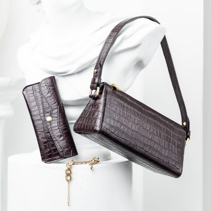 Cindy Shoulder Bag - Dark Brown