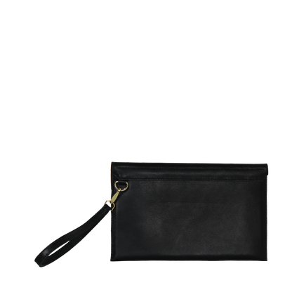 Small Fancy Night Leather Clutch