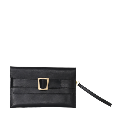 Small Fancy Night Leather Clutch