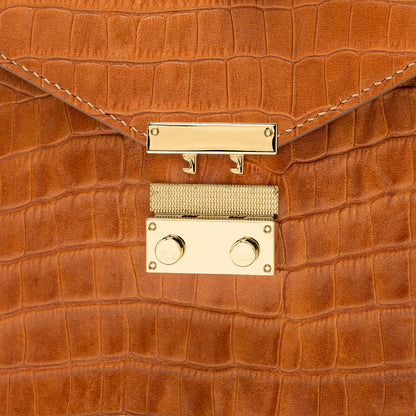 Top Handle Bag - Brown