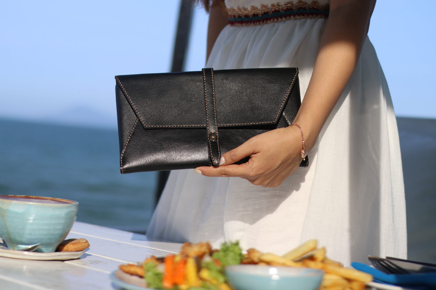 Envelope Clutch - Black