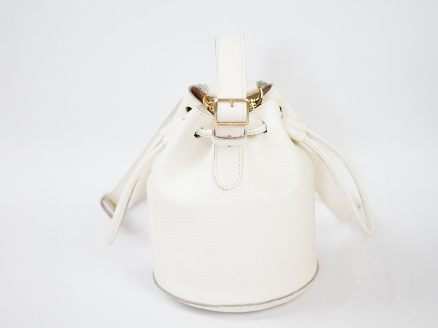 Mini Drawstring Bucket Bag