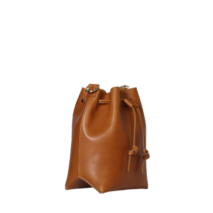 Medium Leather Bucket Bag