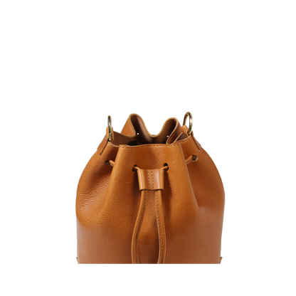 Medium Leather Bucket Bag