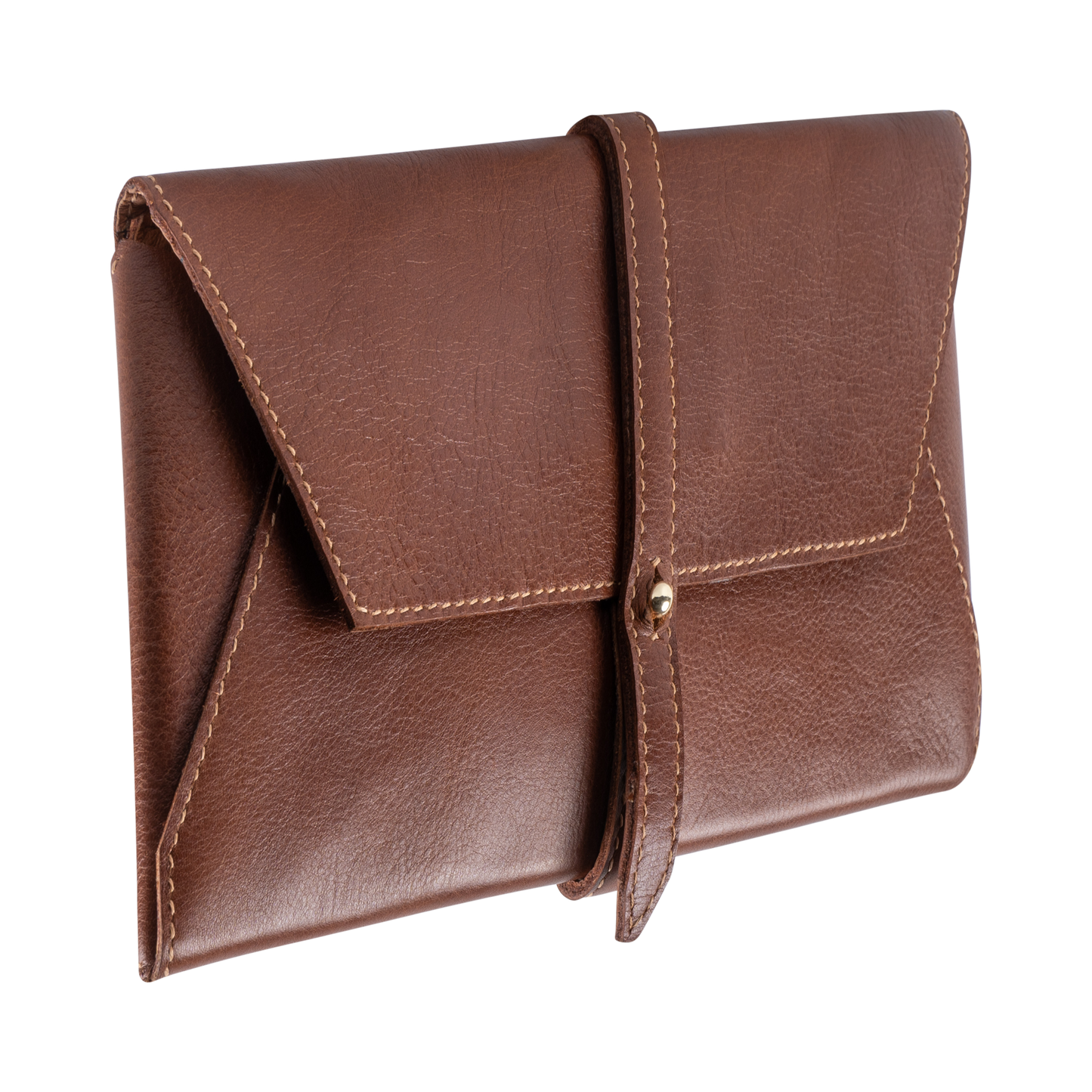 Small Leather Envelope Clutch