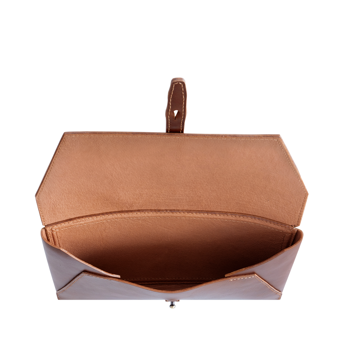 Small Leather Envelope Clutch