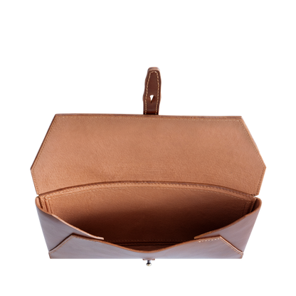 Small Leather Envelope Clutch