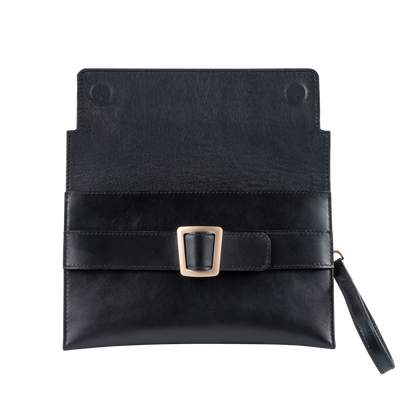 Small Fancy Night Leather Clutch