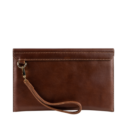 Small Fancy Night Leather Clutch
