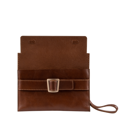 Small Fancy Night Leather Clutch