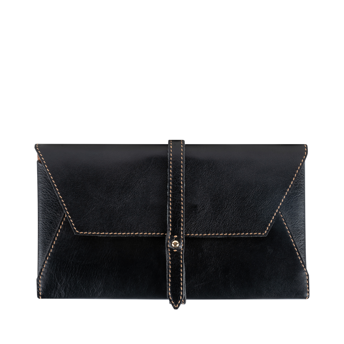 Small Leather Envelope Clutch