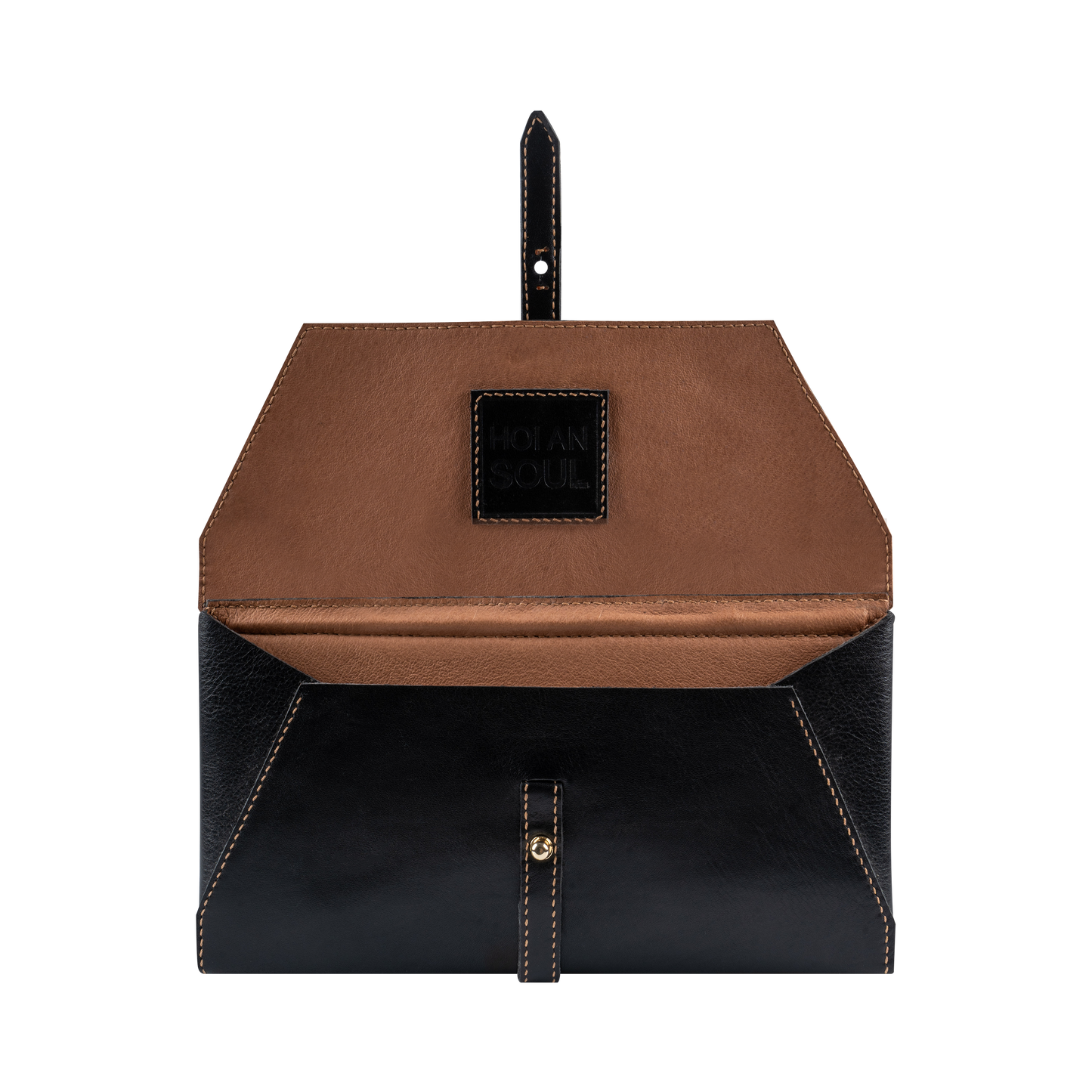 Small Leather Envelope Clutch