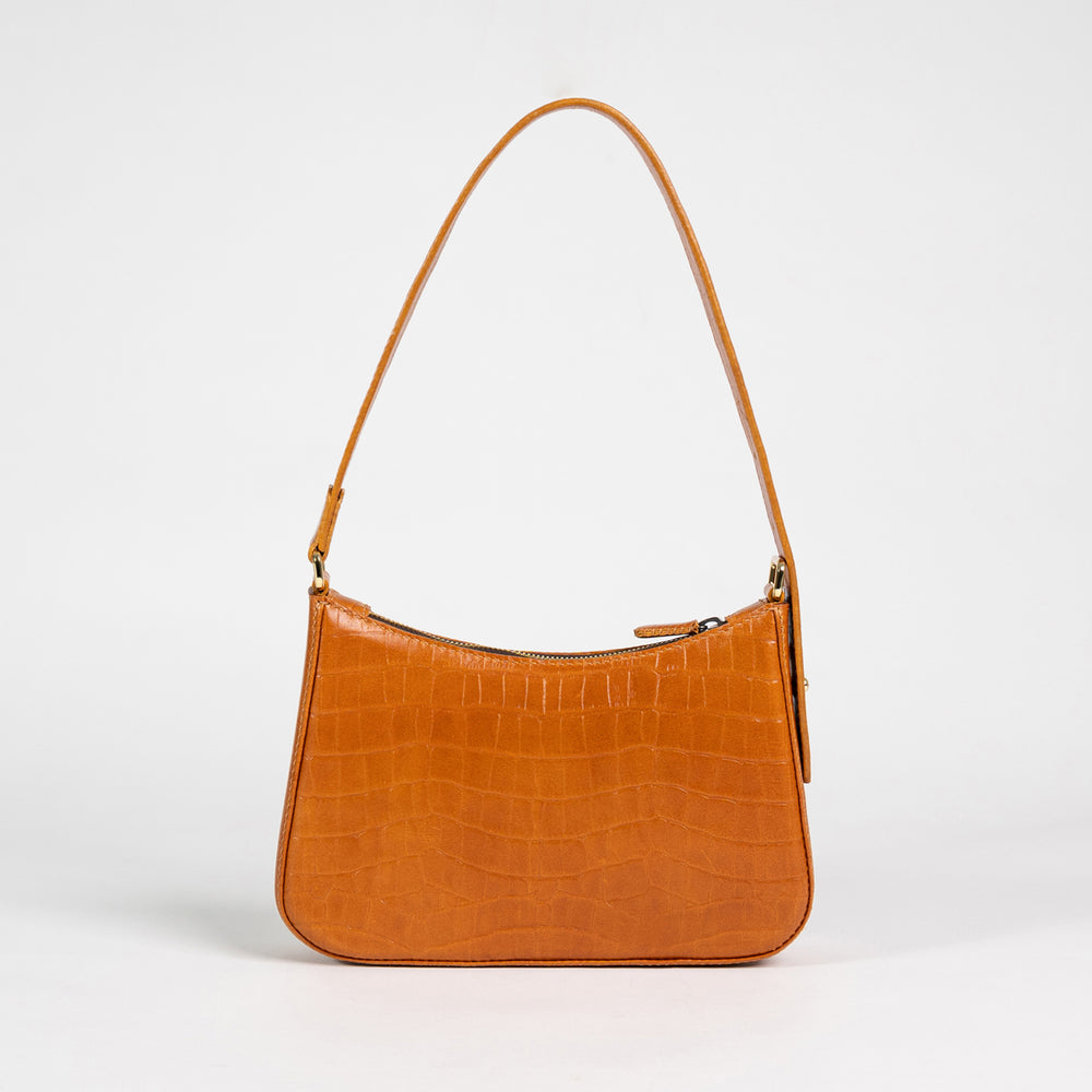 Moon Shoulder Bag - Brown